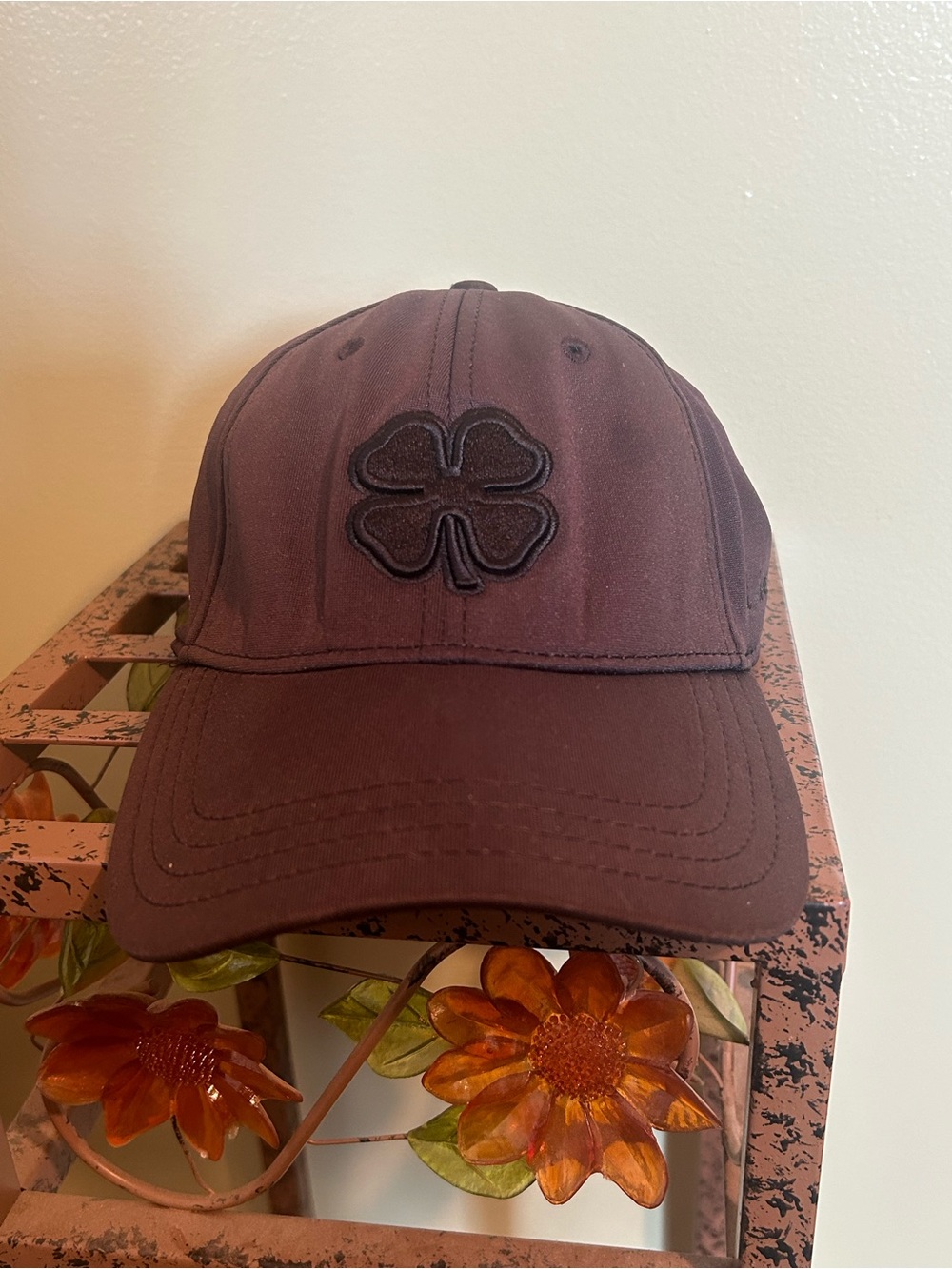 Black Clover Premium Clover 2 Fitted Hat Maroon The Dominion Country Club PC02